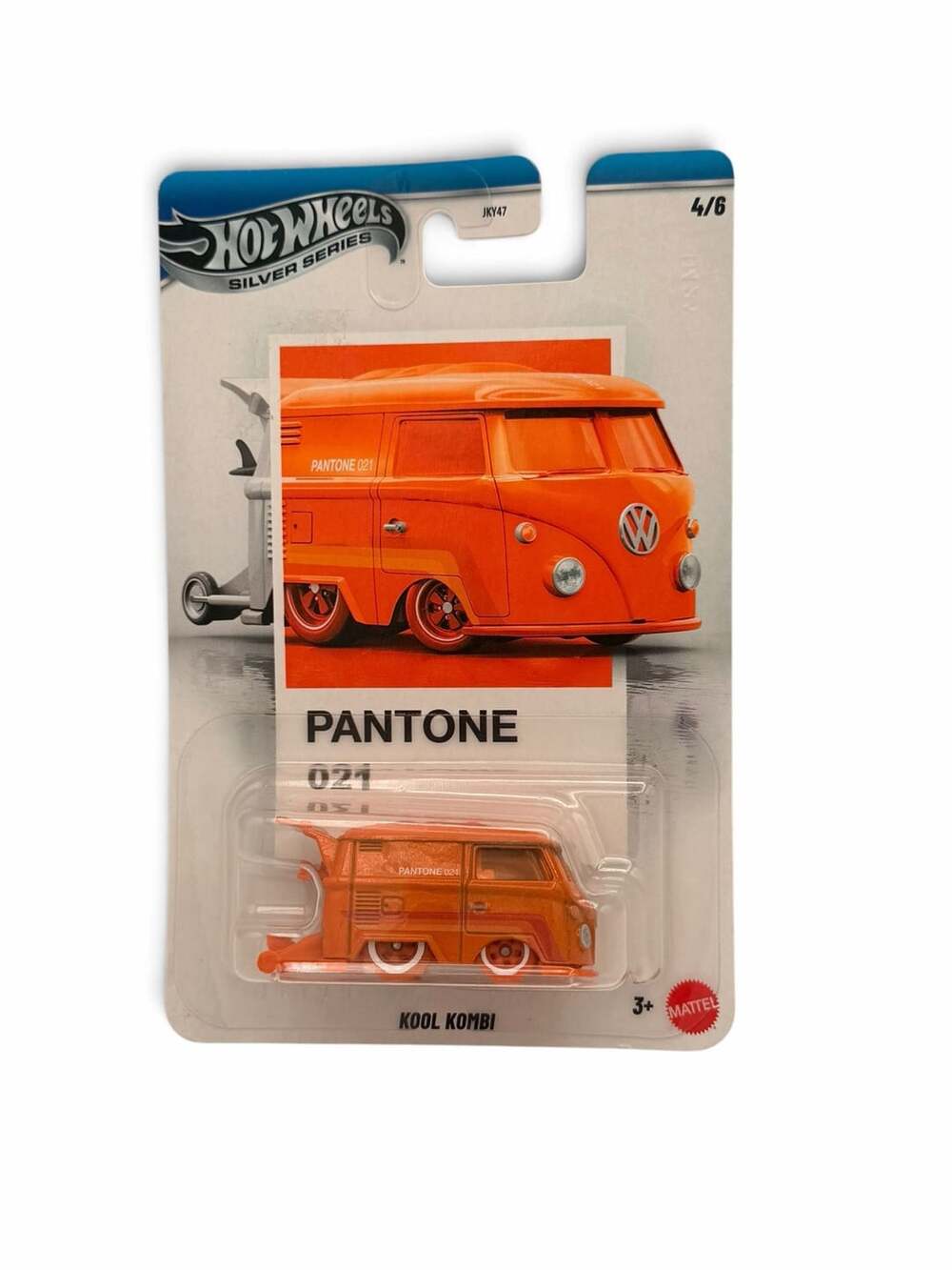 Hot Wheels Silver Series Pantone Kool Kombi Orange Diecast Car